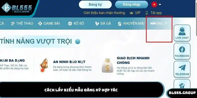 Cách lấy biểu mẫu đăng ký hợp tác
